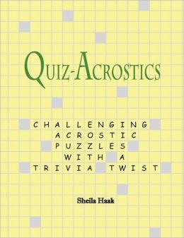 Quiz-Acrostics: Challenging Acrostic Puzzles with a Trivia Twist