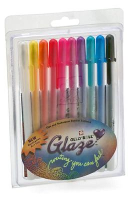 Gelly Roll Glaze Decorative Art Pens set of 10