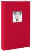 Product Image. Title: Hudson 3 Up Red Cloth Photo Album (13x8)