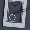 Small New Circle Eyecatcher lead free pewter palladium finish