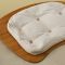 Bamboo Wood Contour Lap Desk with Cotton Hopsack Pillow