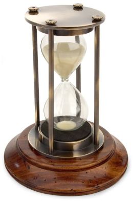 Bronzed 30 Minute Hourglass 5.25