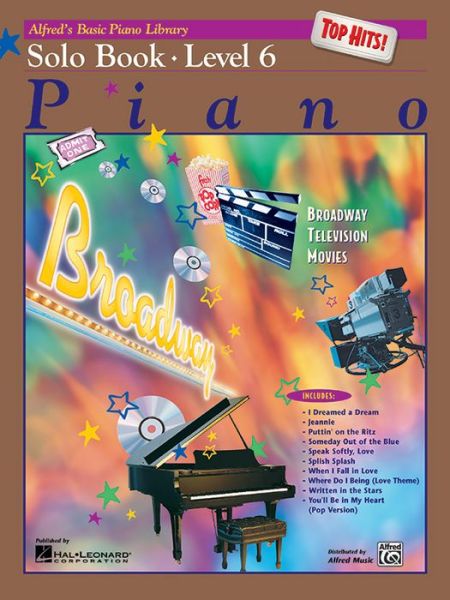 Alfred's Basic Piano Course Top Hits! Solo Book, Bk 6