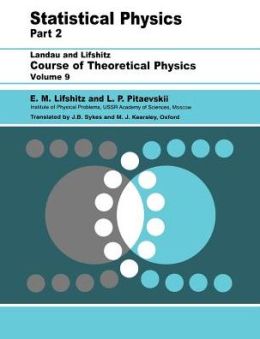 Statistical Physics, Part 2: Volume 9