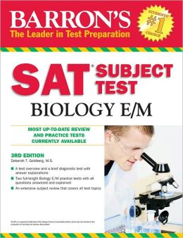 SAT Subject Test Biology E/M, 2nd Edition (Barron's SAT Subject Test Biology E/M) Deborah T. Goldberg