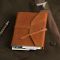 Brown Leather Medieval Wrap Journal w/Tie