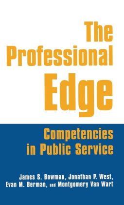 The Professional Edge: Competencies for Public Service