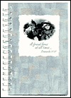 Spiral Journal a Friend Loves: 5 1/4 X 8 1/2 Inches 160 Pages Lightly Ruled Scripture on Each Interior Page