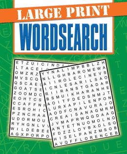 Large Print Word Search