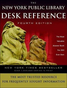 The New York Public Library Desk Reference Paul Fargis