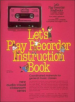 Learning Unlimited Let's Play Recorder instruction book Leo Sevish