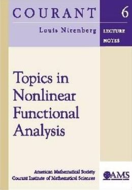 Topics in Nonlinear Functional Analysis Louis Nirenberg