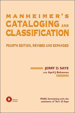 Manheimer's Cataloging and Classification