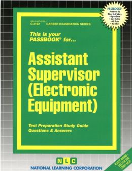 Assistant Supervisor (Electronic Equipment)