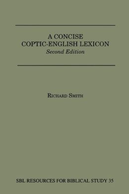 A Concise Coptic-English Lexicon