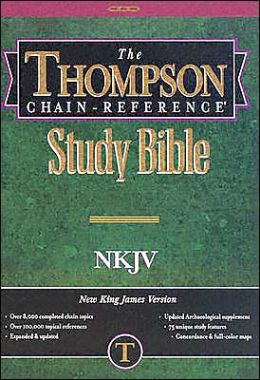 Thompson Chain-Reference Study Bible: New King James Version (NKJV), black hardcover, thumb-indexed