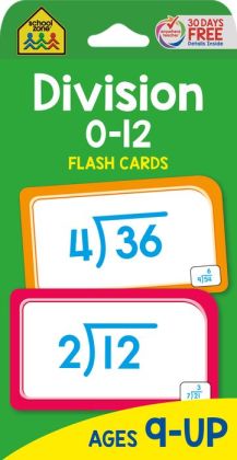 Subtraction 0-12 Flash Cards School Zone Publishing Company Staff