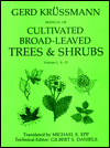 Manual of Cultivated Broad-Leaved Trees and Shrubs: A-D