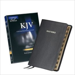 KJV Concord Reference Black Calf Split thumb-indexed KJ563XRI