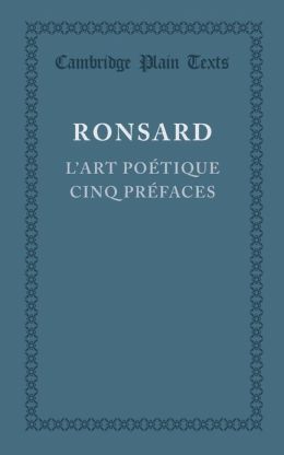 L'art poetique cinq prefaces