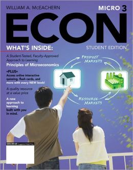 ECON Micro3 (with Economics CourseMate with eBook Printed Access Card) William A. McEachern