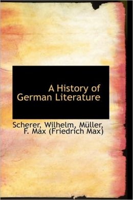 A History Of German Literature