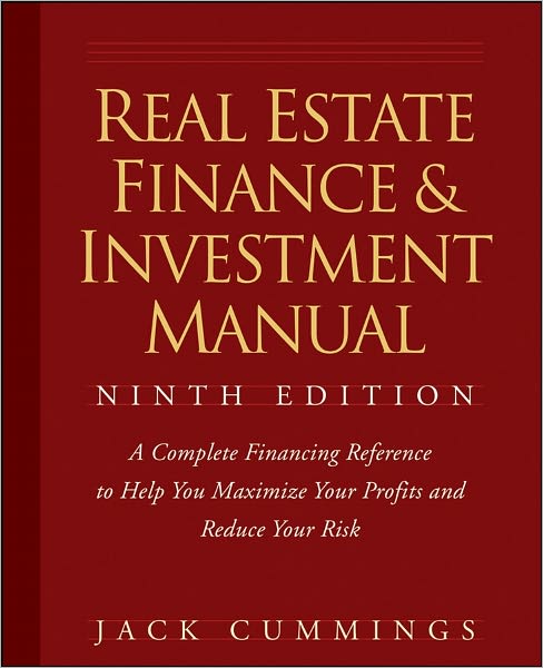 Downloading free ebook for kindle Real Estate Finance and Investment Manual by Jack Cummings 9781118039533 DJVU (English literature)