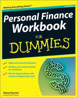 Personal Finance Workbook For Dummies Sheryl Garrett