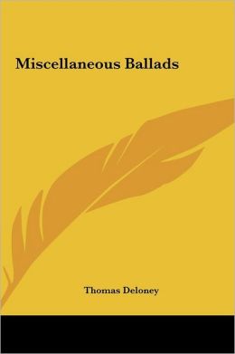 Miscellaneous Ballads