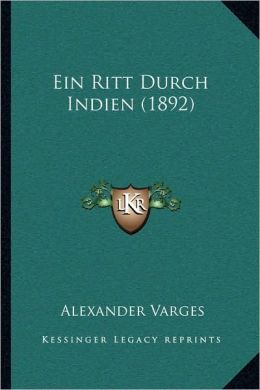 Ein Ritt Durch Indien (1892)