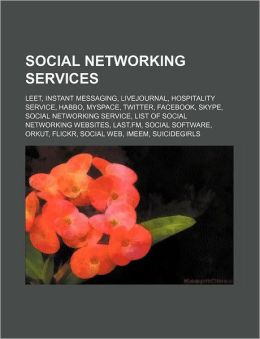 Social networking services: Leet, Instant messaging, LiveJournal, Hospitality service, Habbo, Myspace, Twitter, Facebook, Skype Source: Wikipedia