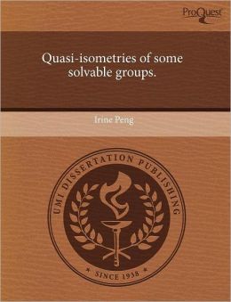 Quasi-Isometries Of Some Solvable Groups.