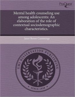 Mental Health Counseling Use Among Adolescents
