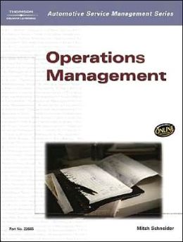 Automotive Service Management: Operations Management