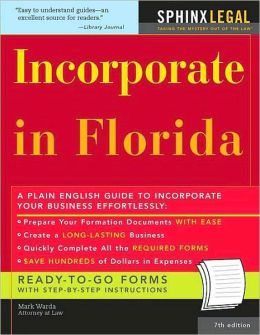 Incorporate in Florida