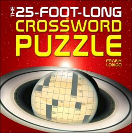 Frank Longo Crossword Puzzles on Noble   The 25 Foot Long Crossword Puzzle By Frank Longo   Hardcover