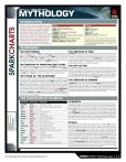 Product Image. Title: Mythology:  Gods and Mortals (SparkCharts), Author: SparkNotes Editors