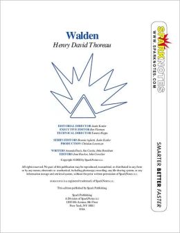 Walden (Spark Notes Philosophy Guide)