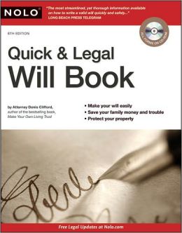 Quick & Legal Will Book