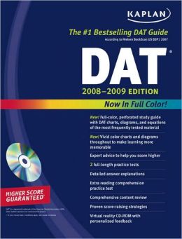 Kaplan DAT 2008-2009 Edition (with CD-ROM) Kaplan