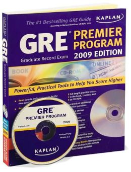 Kaplan GRE Exam 2009 Premier Program (w/ CD-ROM) (Kaplan GRE Premier Program (W/CD)) Kaplan