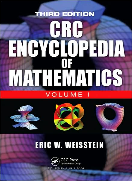 Pda books download The CRC Encyclopedia of Mathematics, Third Edition - 3 Volume Set in English  by Eric W. Weisstein 9781420072211