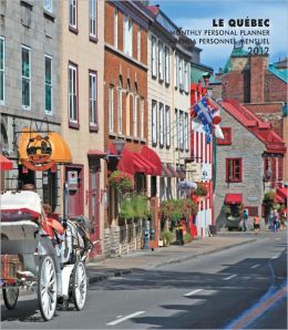 Quebec 2012 Monthly Personal Planner