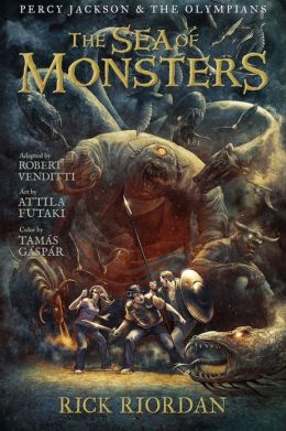 The Sea of Monsters: The Graphic Novel (Percy Jackson and the Olympians, Book 2) Rick Riordan, Robert Venditti, Attila Futaki and Tamas Gaspar