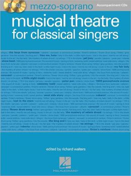 Musical Theatre for Classical Singers: Soprano, Accompaniment CDs Hal Leonard Corp. and Richard Walters