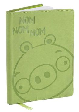 Angry Birds Green Pig Flexi Lined Journal 6 X 8.25