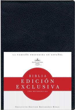 RVR 1960 Biblia Edicion Exclusiva con Referencias, vinilo (Negro)