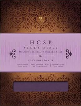 HCSB Study Bible (Mulberry Duotone Simulated Leather - Indexed)