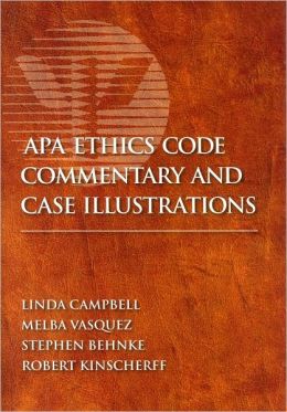 ethics apa code commentary illustrations case