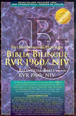 Biblia Bilingue RVR 1960/NIV: 1960 Reina-Valera Revision y New International Version, tapa dura negra (Bilingual Bible, black hardcover)
